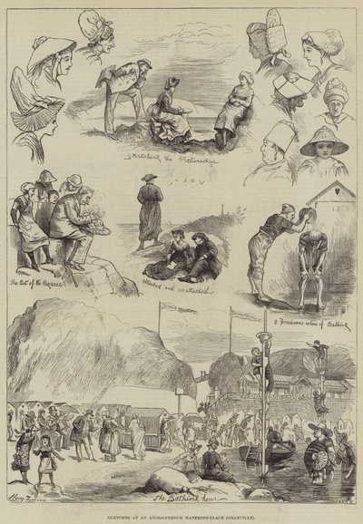 Bocetos en un balneario anglo-francés, Granville de Harry Furniss